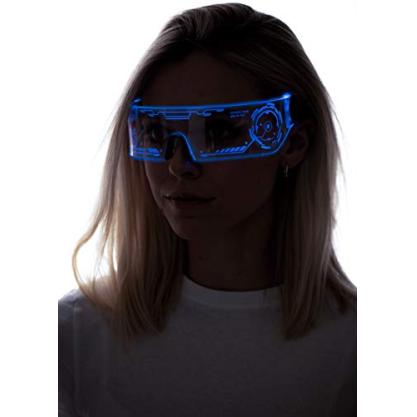 Steampunk Brille Cyber Style - Verstellbare Cosplay Brille Mit Wechsel-Linsen