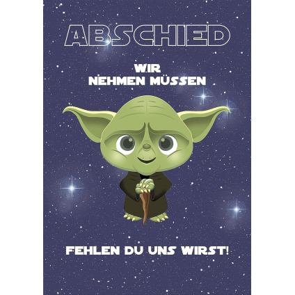 Abschiedskarte als Geschenk zur Verabschiedung