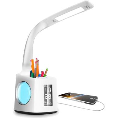 Dimmbare LED Schreibtischlampe mit Stifthalter
