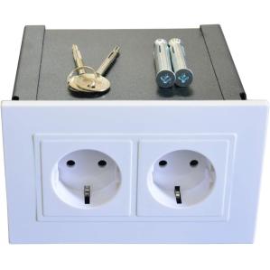Einbausafe mit Steckdosenblende