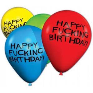 Happy Fucking Birthday Luftballons