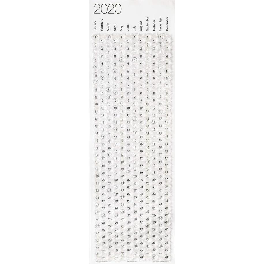 Luftpolsterfolienkalender 2020