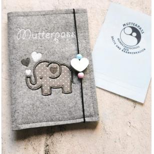 Mutterpasshülle aus Filz