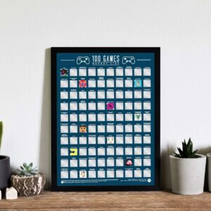 Scratch Off Videospiele Poster